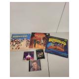 Music and Movie Record Collection: Vinyl, CDs, and 8-Track