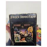 Music and Movie Record Collection: Vinyl, CDs, and 8-Track