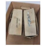 Pair of Springford Porcelain Dolls in Burgundy Velvet Outfits