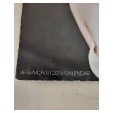 Vintage Collectibles Lot with 1992 Coca-Cola Napkin Dispenser, Marilyn Monroe Calendar, Hard Rock Cafe Menu, and More