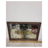 Michelob Bar Mirror and Schmidt Beer Tray Collectible Set