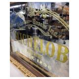 Michelob Bar Mirror and Schmidt Beer Tray Collectible Set