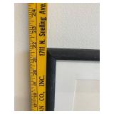 Framed Artwork of Rag Doll on Ladder Back Chair