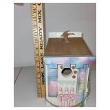 Handmade Woven Basket and Signed Decorative Wooden Birdhouse