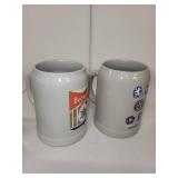 Collection of 4 Beer Steins and Mugs - Commemorative and German Motifs