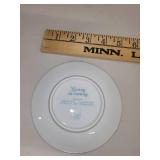 Set of 3 Collectible Miniature Porcelain Plates with Original Boxes