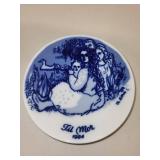 Set of 3 Collectible Miniature Porcelain Plates with Original Boxes