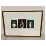 Francis Tinsley "Three Chinese Vases" Framed Triple Vase Artwork - Signed & Numbered