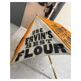 Vintage Advertising Parasol for Ervin