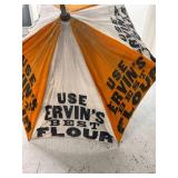 Vintage Advertising Parasol for Ervin