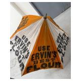 Vintage Advertising Parasol for Ervin