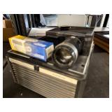 Bell & Howell Slide Cube Projector with Chinon Optical Lens and Boxed Lamp