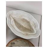 Collection of 7 Vintage Ceramic Jelly Molds with Embossed Designs