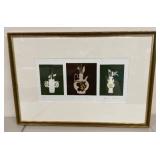 Francis Tinsley "Three Chinese Vases" Framed Triple Vase Artwork - Signed & Numbered