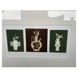 Francis Tinsley "Three Chinese Vases" Framed Triple Vase Artwork - Signed & Numbered