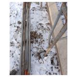 Scaffolding - 6 Frames, 6 Braces, 4 Adjustable Legs, 5 Planks