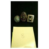 167 Rings & Earrings New Fashion Jewelry Lot