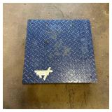 Commercial plate form scale