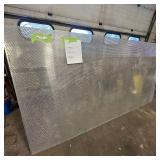 Sheet of metal apear to be Aluminum