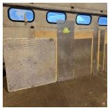 Sheets of metal apear to be Aluminum