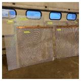 Sheets of metal apear to be Aluminum