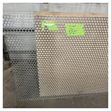 Sheet of metal apear to be Aluminum