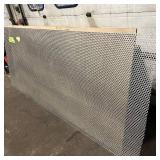 Sheet of metal apear to be Aluminum