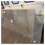 Sheet of metal apear to be Aluminum