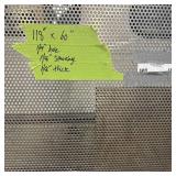 Sheet of metal apear to be Aluminum