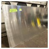 Sheet of metal apear to be Aluminum