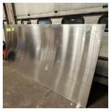 Sheet of metal apear to be Aluminum