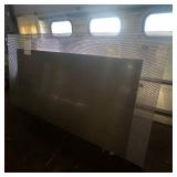 Sheet of metal apear to be Aluminum