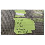 Sheet of metal apear to be Aluminum