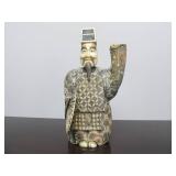 Carved Vintage Faux Ivory or Bone Oriental Figure #5