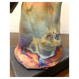 Wonderful Large Raku Pottery Sculpture of a Dancer