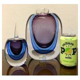 Large & Fabulous Signed Vintage Murano Pino Signoretti Glass Bottle #1