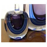 Large & Fabulous Signed Vintage Murano Pino Signoretti Glass Bottle #1