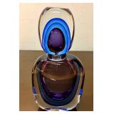 Large & Fabulous Signed Vintage Murano Pino Signoretti Glass Bottle #1