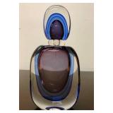 Large & Fabulous Signed Vintage Murano Pino Signoretti Glass Bottle #1