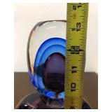 Large & Fabulous Signed Vintage Murano Pino Signoretti Glass Bottle #1