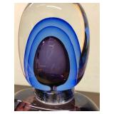 Large & Fabulous Signed Vintage Murano Pino Signoretti Glass Bottle #1