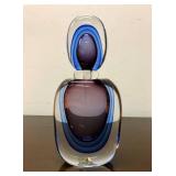 Large & Fabulous Signed Vintage Murano Pino Signoretti Glass Bottle #2