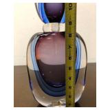 Large & Fabulous Signed Vintage Murano Pino Signoretti Glass Bottle #2