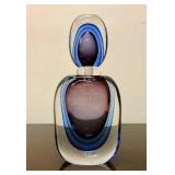 Large & Fabulous Signed Vintage Murano Pino Signoretti Glass Bottle #2