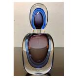 Large & Fabulous Signed Vintage Murano Pino Signoretti Glass Bottle #2