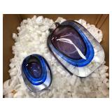 Large & Fabulous Signed Vintage Murano Pino Signoretti Glass Bottle #2