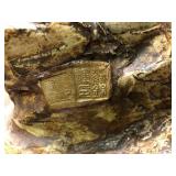 Large Vintage Signed Chinese Terra Cotta or Ceramic Figure