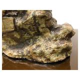 Large Vintage Signed Chinese Terra Cotta or Ceramic Figure