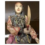 Old Vintage Hand Carved Wooden India Marionette Puppet