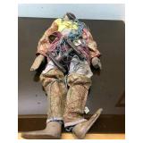 Old Vintage Hand Carved Wooden India Marionette Puppet